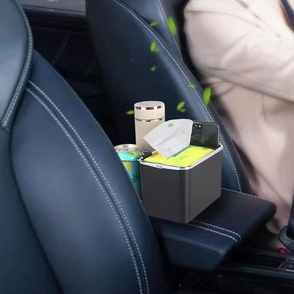Auto Armlehnen Aufbewahrungsbox Faltbarer Wasserhalter Brieftasche Innen Khaki