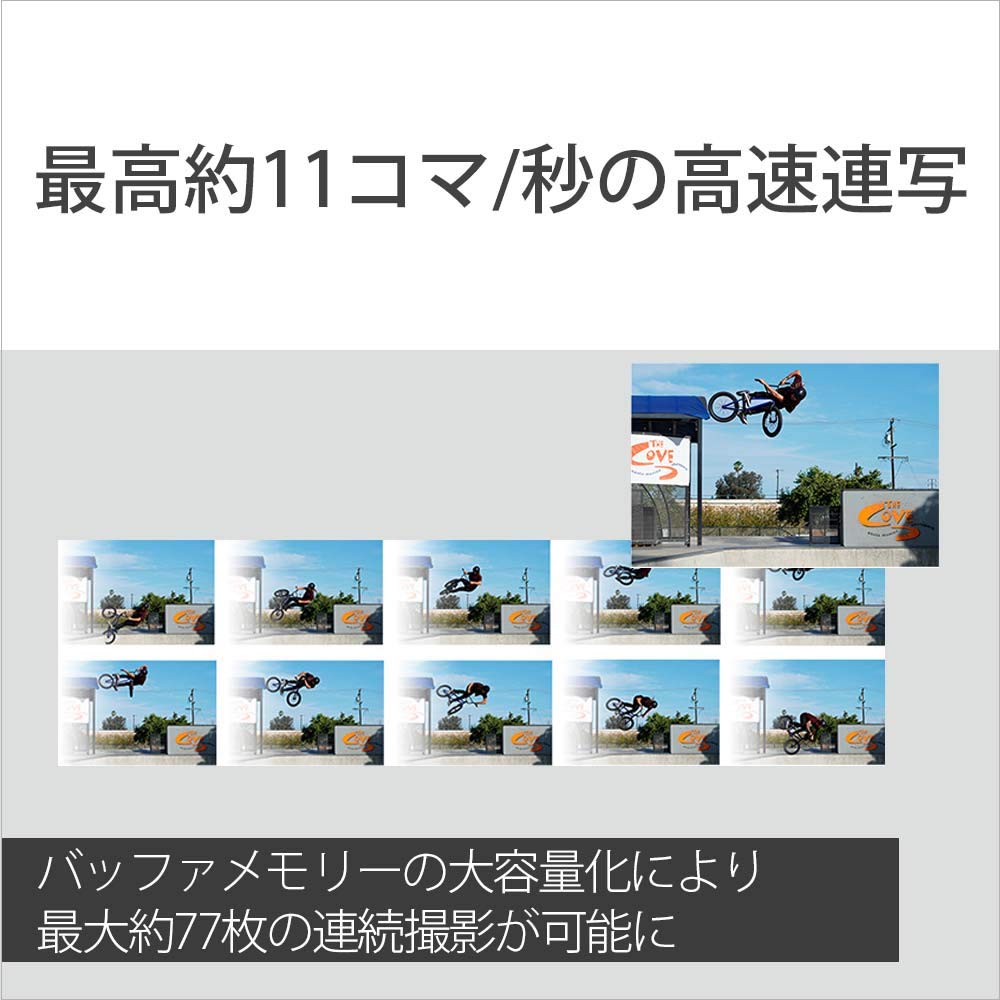 SONY Mirrorless Camera with Power Zoom Lens Kit SONY Mirrorless Camera with Power Zoom Lens Kit frames per Eye 6100 (Black) (ILCE-6100L B) 6100