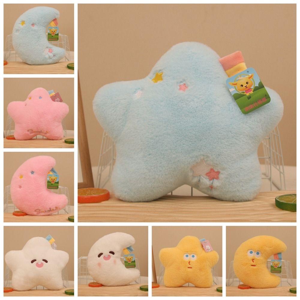 PP Cotton Star Moon Plush Toy Soft Plush Star Moon Stuffed Toy  Kids Gifts