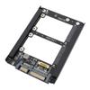 Dual Msata SSD To 2.5inch SATA III Adapter 6Gbps Supports Hot Swap SATA III SSD Adapter Card with