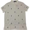 Polo Embroidered Solid Color Short Sleeve Polo Shirt Men Tops White 710777210-002