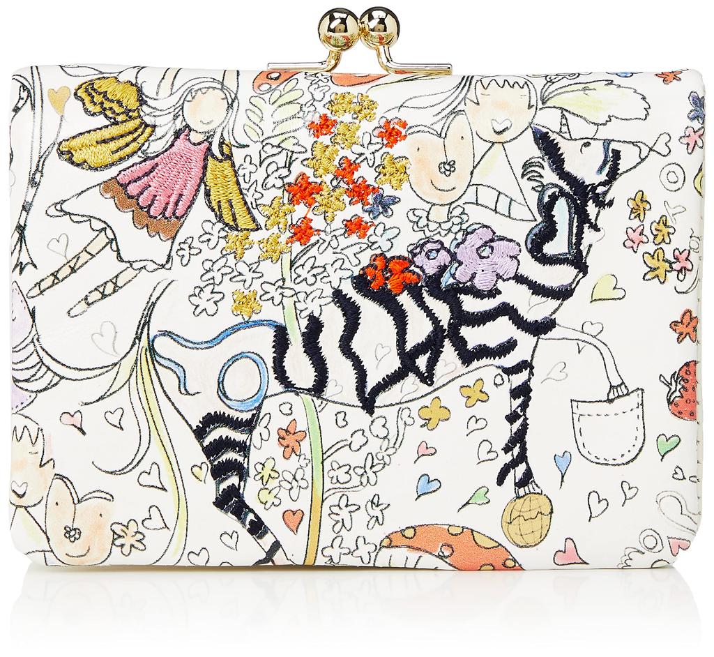 Bifold Wallet Billfold Clasp Natural Love White [Tsumori Chisato] Women's