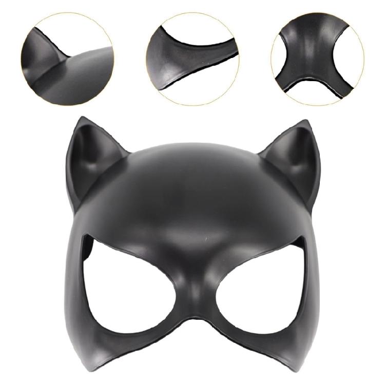 Festival Catwomans Costume Accessory Masquerades Mask For Halloween Cosplay Themed Parties Creative Decoration