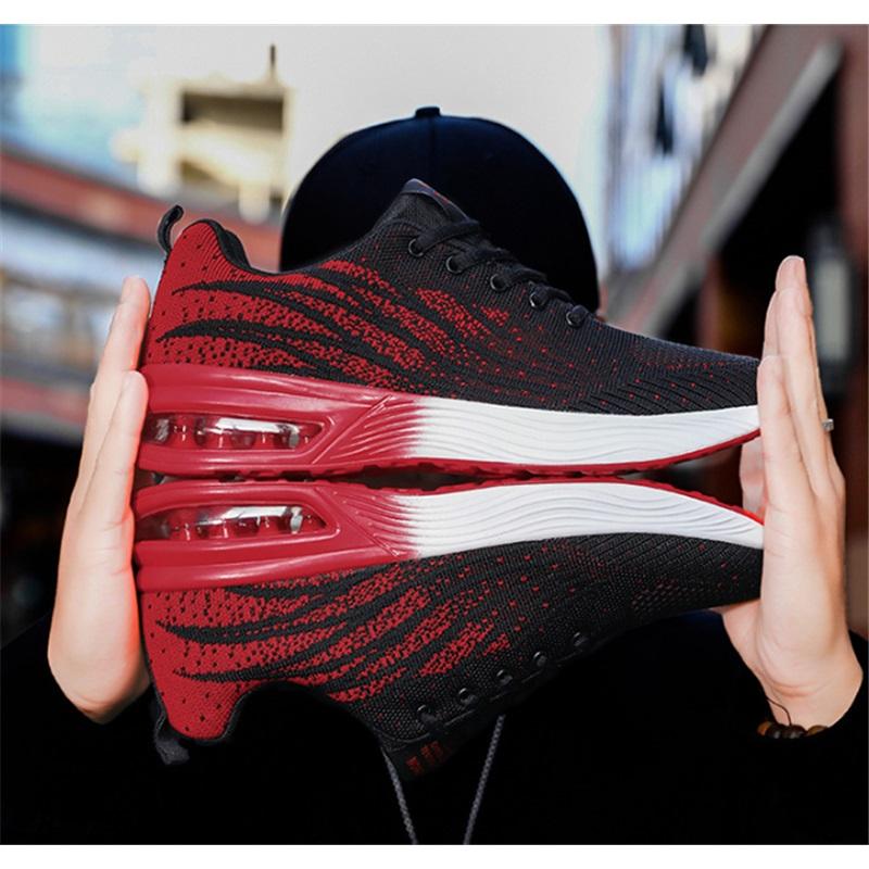 Frühling und Sommer Low-Top Luftkissen Mesh-Oberfläche Leichte Lässige Walking Sportschuhe