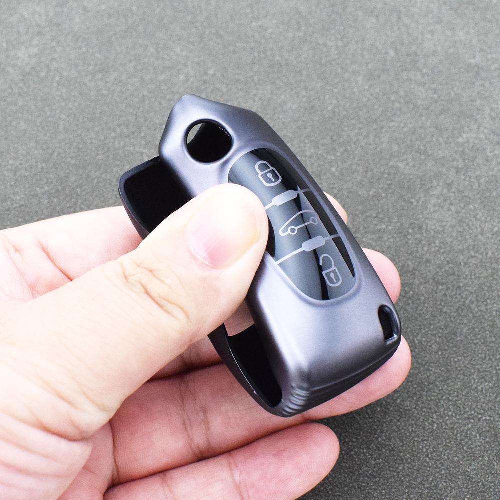 For Citroen Xsara Picasso C2 C3 C4 C5 C6 C8 Shell Fob Holder Soft TPU Car Key Fob Case Cover For Peugeot 107 206 207 307 308 406