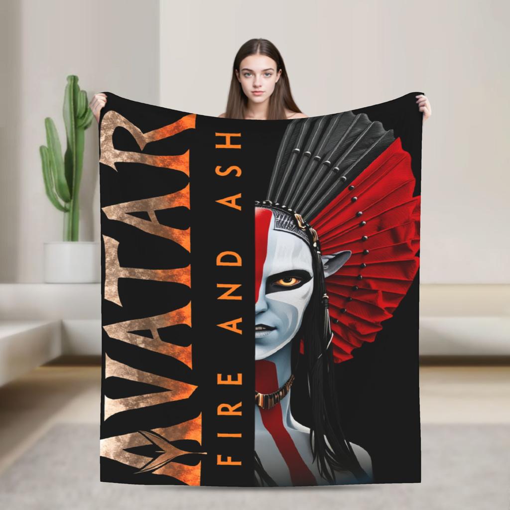 Avatar Fire and Ash Blanket Quality Warm Soft  Throw Blanket Winter Boy Girl Outdoor Fashion Bedspread