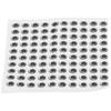 100PCS Pack Fishing Lure Eye 9mm 3D Realistic Fishing Eyes for Making Fishing BaitSilver