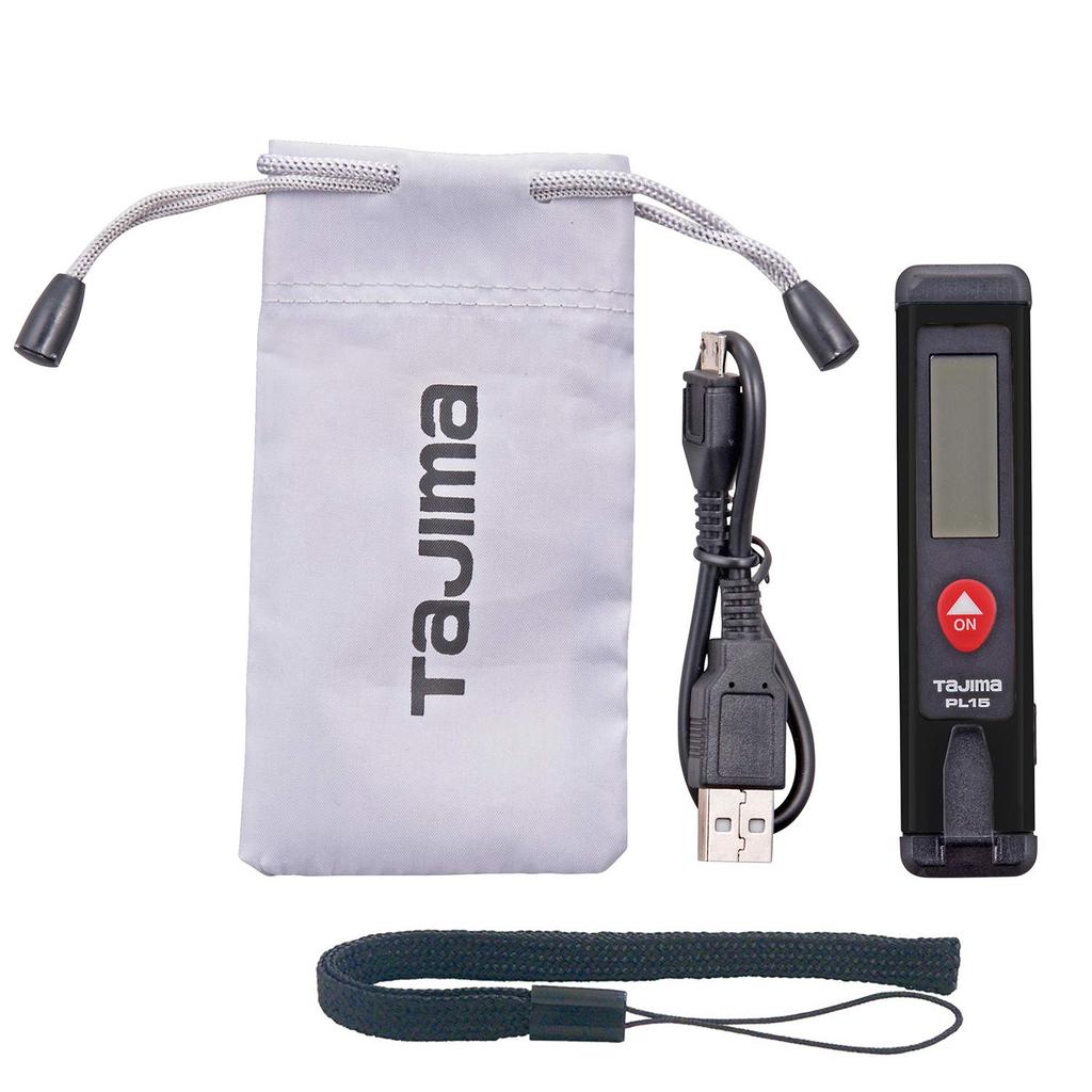 Tajima Laser Distance Meter Black PL15