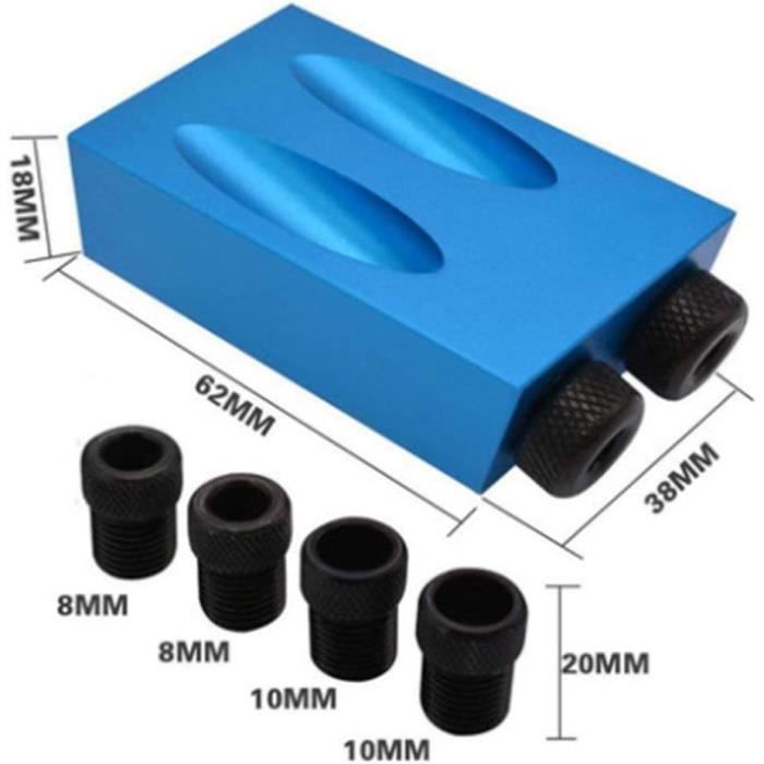 Angle Drilling Kit - ZVD - 15 Degrees - Aluminum - 6-8-10 Mm - Lightweight Tool