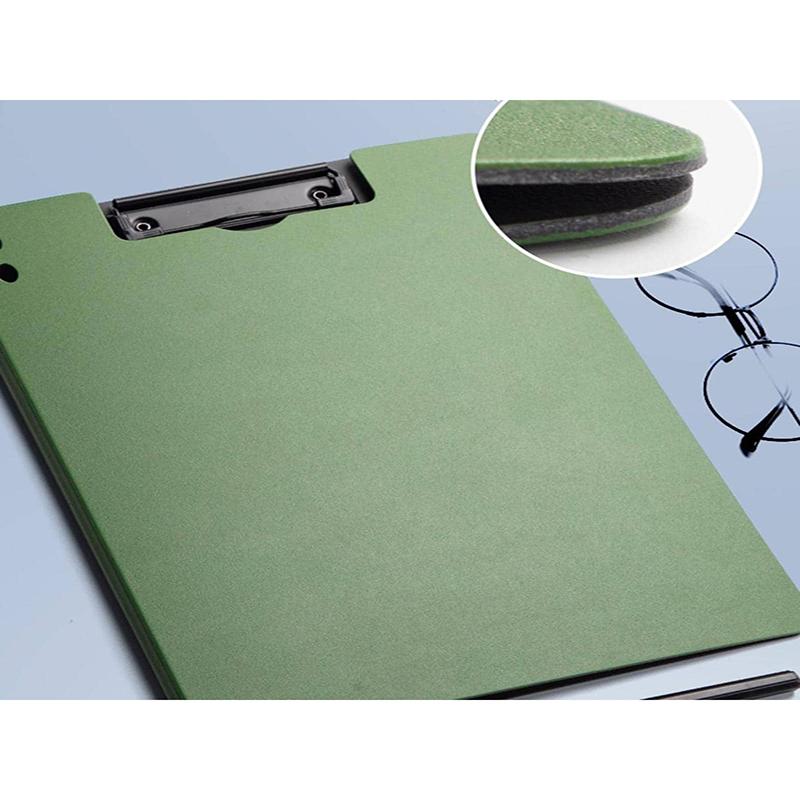 1Pcs Waterproof Fold with Double Clips Clipboard A4 File Cover Folder Write Draw Pad Clip Organizer Office Supplies