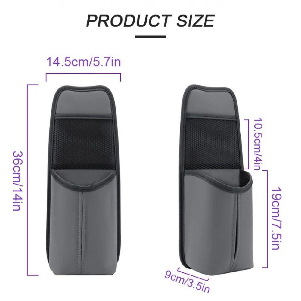 Large Capacity Car Seat Side Storage Bag Universal Side Organizer Bag  Car Organizer