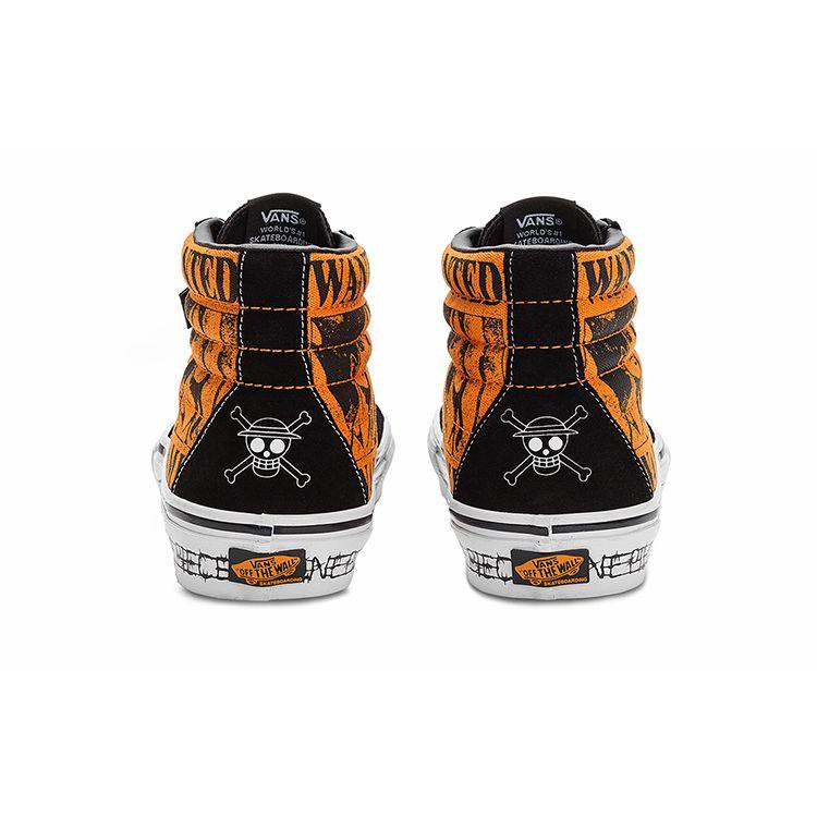One Piece x Vans Skate Sk8-Hi Nami Unisex Sneakers Orange VN0A5FCCORA