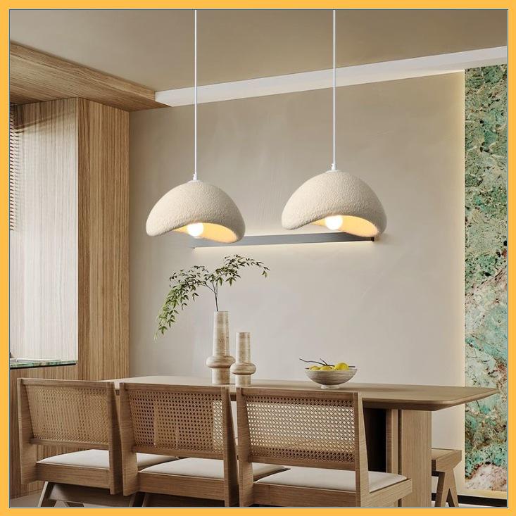 Japanese Cream Style Chandelier for Duplex Lofts, Restaurants, Bars, and Homestays