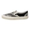 Vans Slip-On Series 98 Offspring Herringbone Comfortable Versatile Low-Top Skate Shoes Unisex sneaker Black VN0A3AVAT0M1