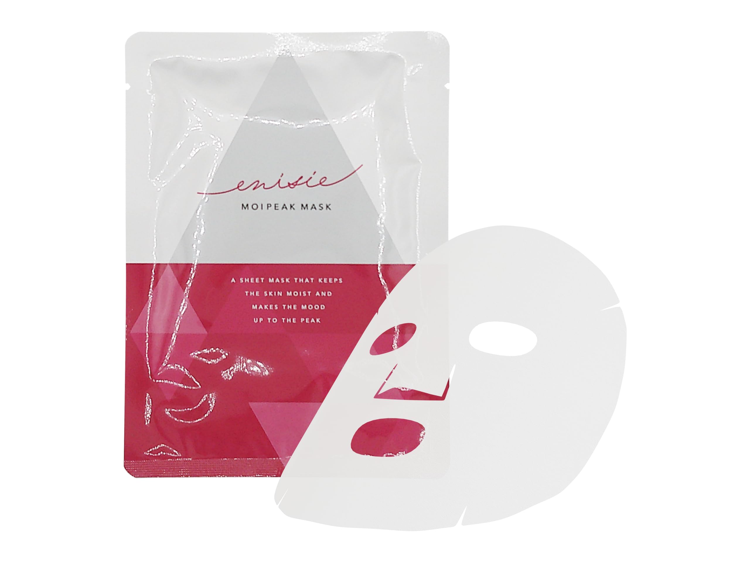 

enisie Moi Peak Mask Face Sheet Mask Moisturizing Pore Care Amino Acid 25 мл 5 шт. [Клейкая упаковка]