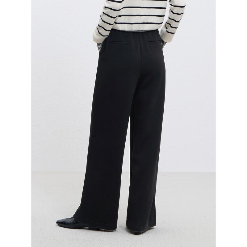 PEACEBIRD Women's High-Waist Wide-Leg Cloud Pants