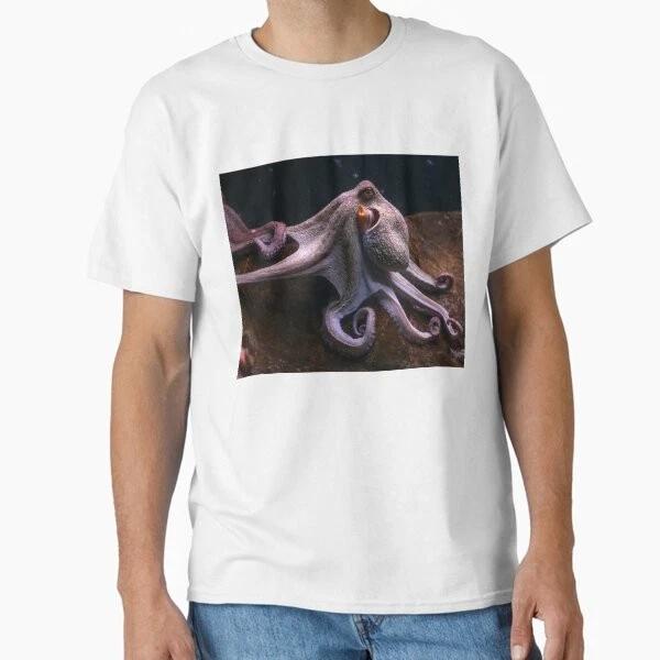 Blue Ocean Sea Monster Octopus Classic Tshirt Made In Usaaus Tshirt S2xl S