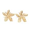 2026 New Vintage Metal Gold Color Flower Big Earrings For Women Fashion Floral Statement Earrings Jewelry Gift Wholesale