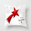 Christmas-Themed Pattern Throw Pillow Cover With Short Plush Print For Living Room Sofa Decoration Cushion Cover Pillow Covers