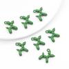 3D Colorful Balloon Puppy Alloy Pendant for DIY Jewelry Making
