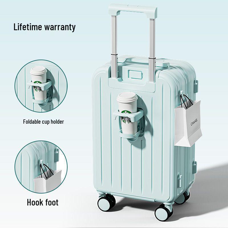 Stylish Lightweight Durable Suitcase with Combination Lock for Women, Men, and Students