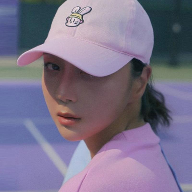 Rosiya Rosiya Rabbit Ball Cap Pink