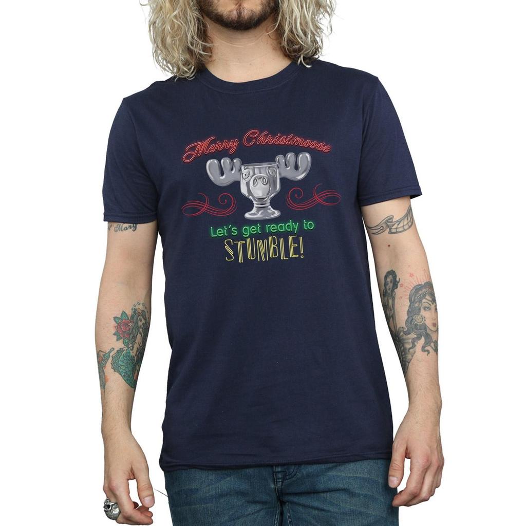 National Lampoon´s Christmas Vacation Mens Moose Head T-Shirt