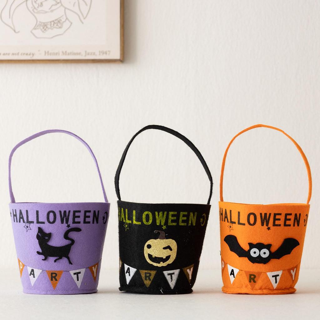 Children's Candy Felt Tote Bag - Easter & Halloween Gift Basket