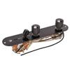 Electric Guitar Prewired Control Plate Iron 3 Way Control Plate Replacement Black