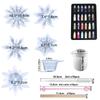 1 Set Mixed Style Epoxy Resin Molds Set Silicone Mold UV Casting Tools Materials Resin Casting Molds for DIY UV Epoxy Kits