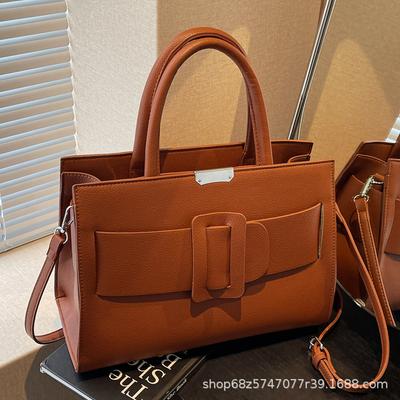 Women's Bag 2025 New Large-capacity Commuter Messenger Bag High-end Sense Niche Versatile Shoulder Handbag