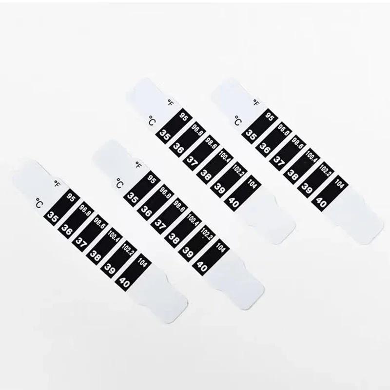 10/20Pcs Forehead Head Strip Thermometer Water Milk Thermometer Fever Body Baby Child Kid Test Temperature Sticker Baby Care