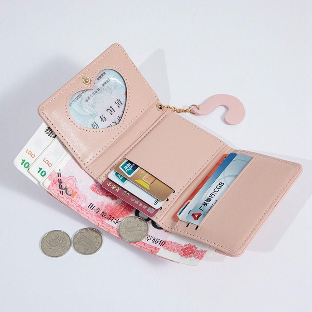 

For Student Multi Card Pockets Printed Credit Card Clip Women Card Bags Card Holder Women Wallet