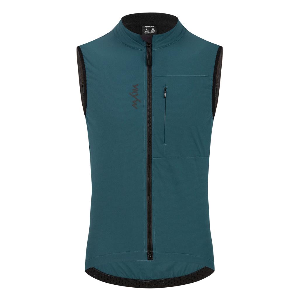 YKYWBIKE Men Cycling Gelit Thermal Fleece Bicycle Windbreaker Sleeveless Bike Vest Windproof Waterproof Cycling Windshield