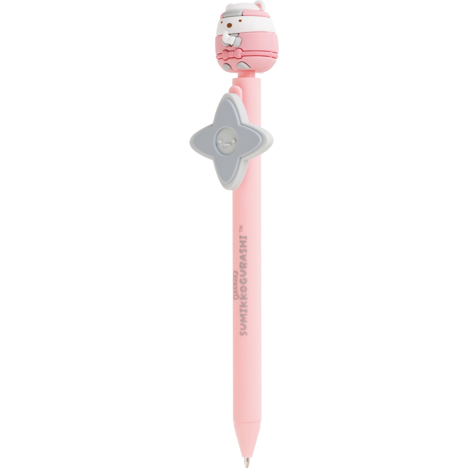 PR16601 Шариковая ручка Sumikkogurashi с фигуркой Сирокума Ниндзя - (Полярный медведь)