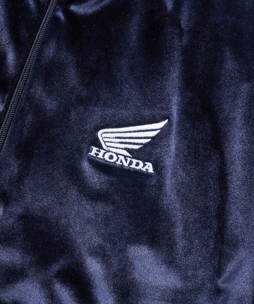 Phyps Motorcycle Velvet Track Jacket Navy