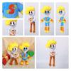 Peluche Supereroe Bryson And Ham Giocattolo di Peluche con Opzioni di Colore Marrone e Blu
