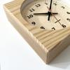 KATOMOKU Dual Use Clock 6 Natural km-131NARC Wall/Tabletop Use, Radio-Controlled Clock with Continuous Second Hand, 14cm