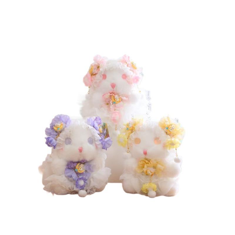 Boutique Lolita Plush Toy Lolita Long-eared Rabbit Doll Ornament for Girls Birthday Gift Doll