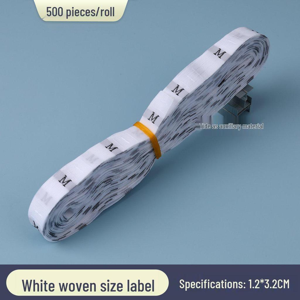 Universal Size Clothing with Labels: Size, Number, Digit, Fabric, Woven, and Roll Packaging