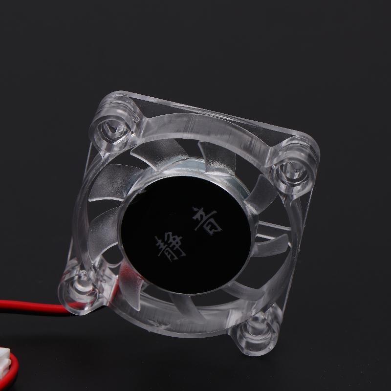 1 Piece Hydraulic Bearing Brushless 3D Printer Cooling Fan 4010 5/12/24V Transparent Cooling Fan For 3D Printer Dc 2Pin