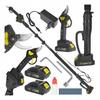 Sécateur Électrique 30mm Dans un Coffret 2x2.0Ah 21V Avec Perche Télescopique 1.65-2.50M (10)