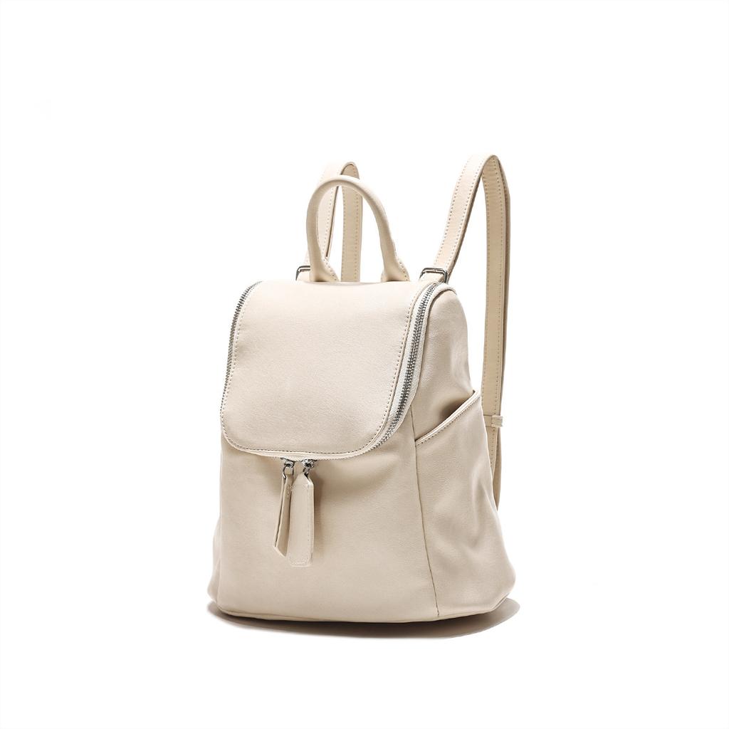 2025 Summer New Fashion Handbag, Niche High-End Korean Style Casual Large-Capacity Soft Leather Backpack