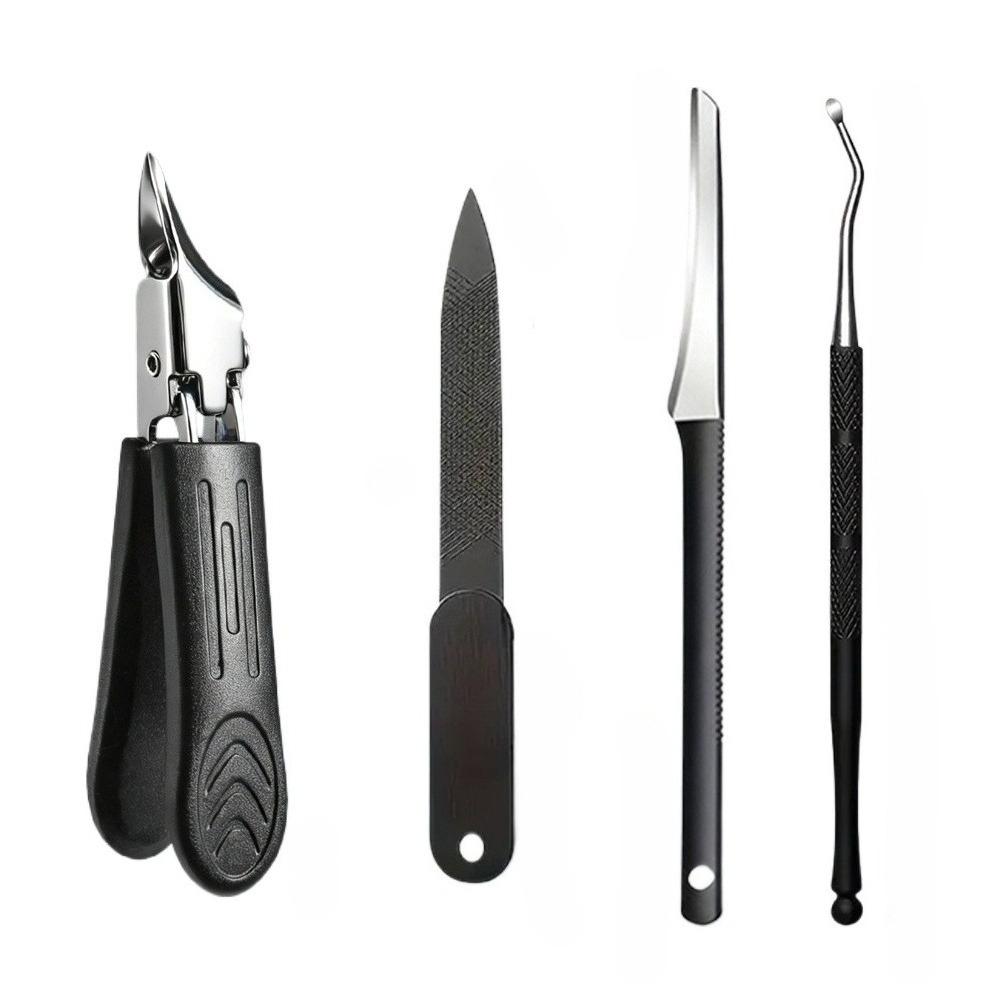 Xiaomi 1/4pcs Heavy-Duty Pedicure Kit Forged from Stainless Steel with Finely Sharpened Blades Shock-Absorb Non-Slip Handle
