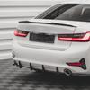 Kompatibilní s BMW řady 3 (G20 Sport, 325i, 330i, 2019) - Modifikační sada zadního difuzoru a křídlového spoileru.