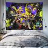 Splatoon Game Tapestry Floor Mat NonSlip Laundry Room Mat Laundry Decor Balcony Child Living Room Household Carpets
