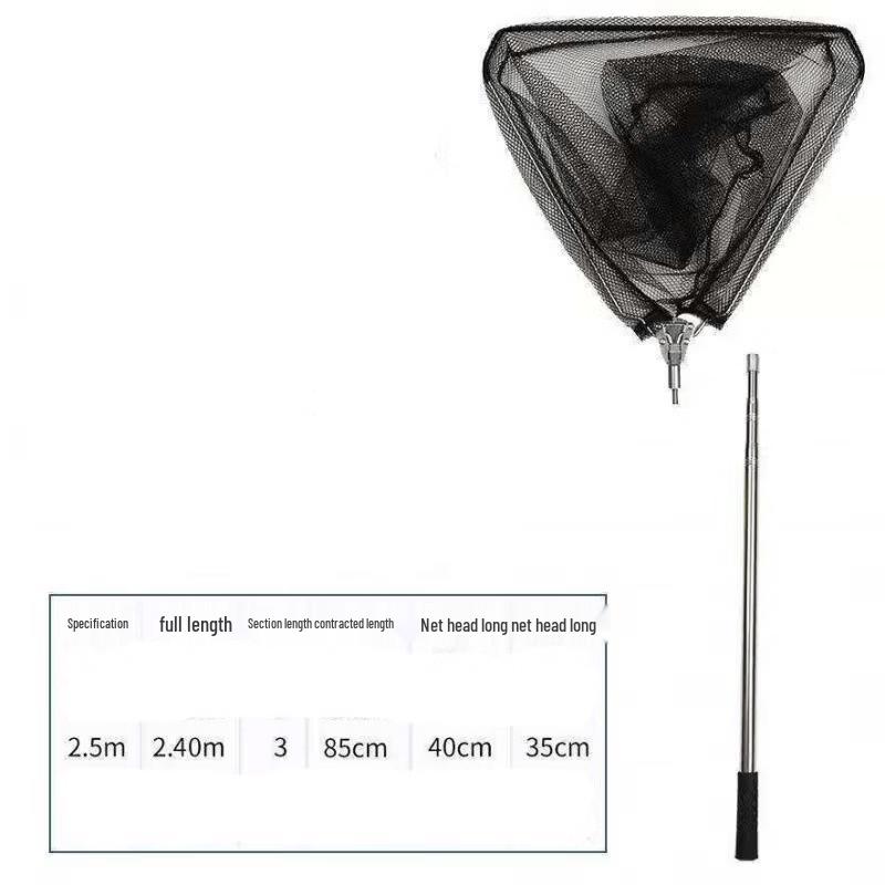Wangfeng Carbon Fiber Folding Telescopic Fishing Landing Net