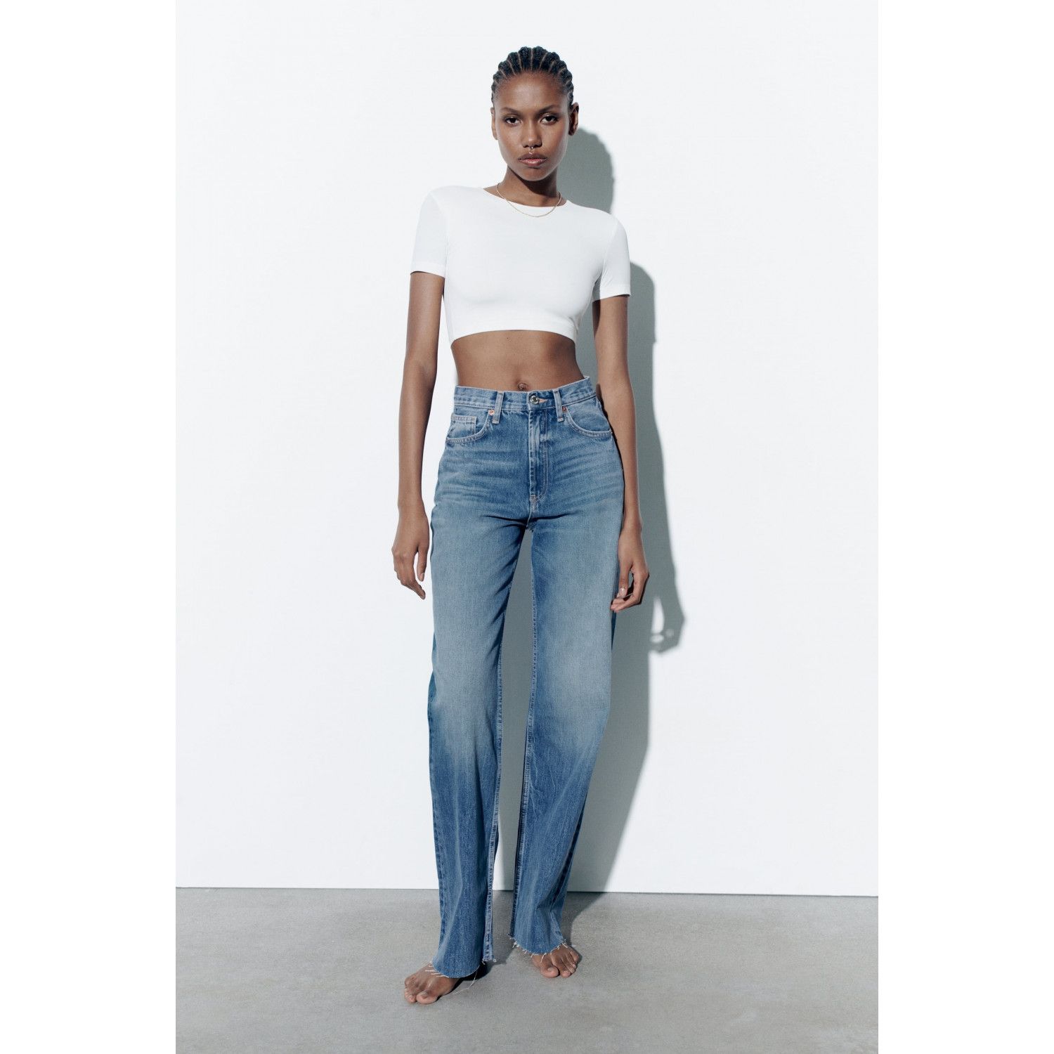 

WIDE-LEG TRF JEANS