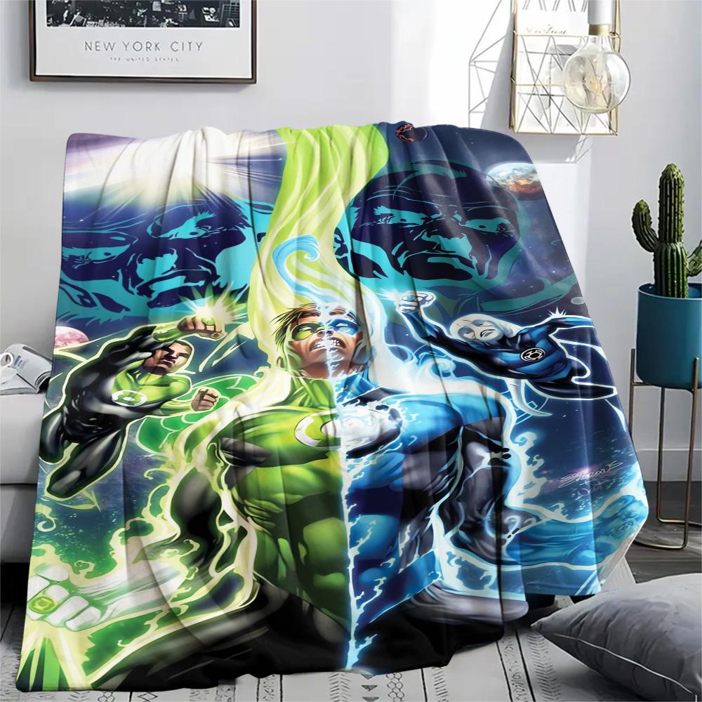 1Pc Alien Earth Print Flannel Blanket, High Quality Comfortable for All Seasons, Home Decor, Warmth and Comfort, Perfect for Christmas Gifts