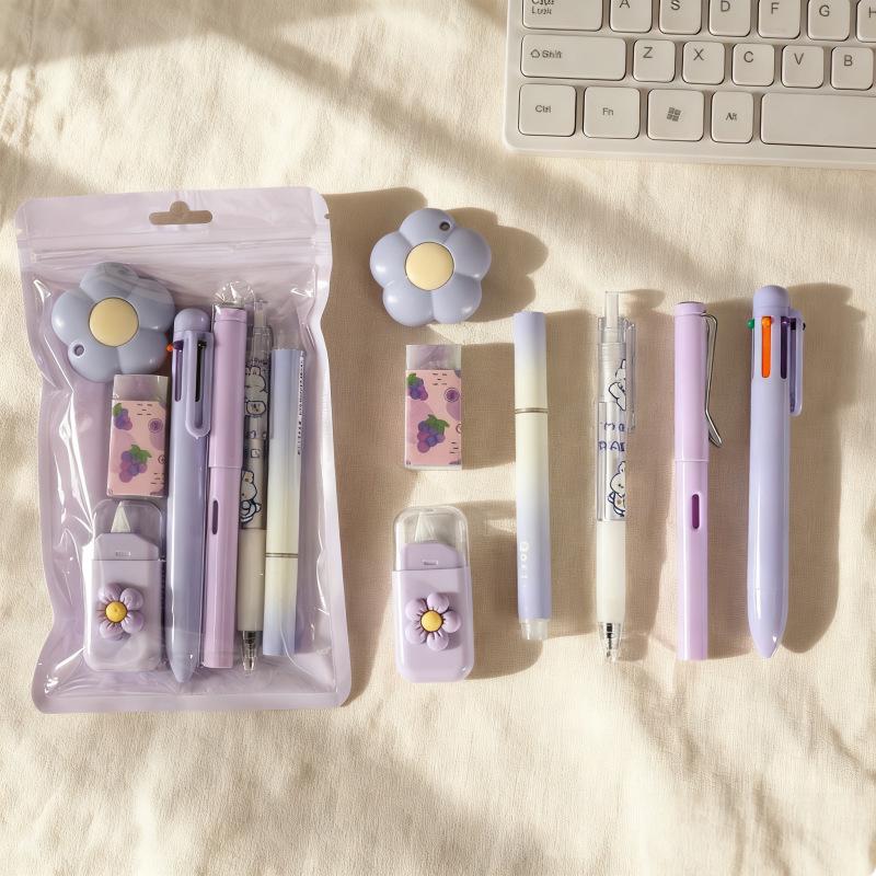 Creative Cute Stationery Set: 9-Piece Student Class Reward & Souvenir